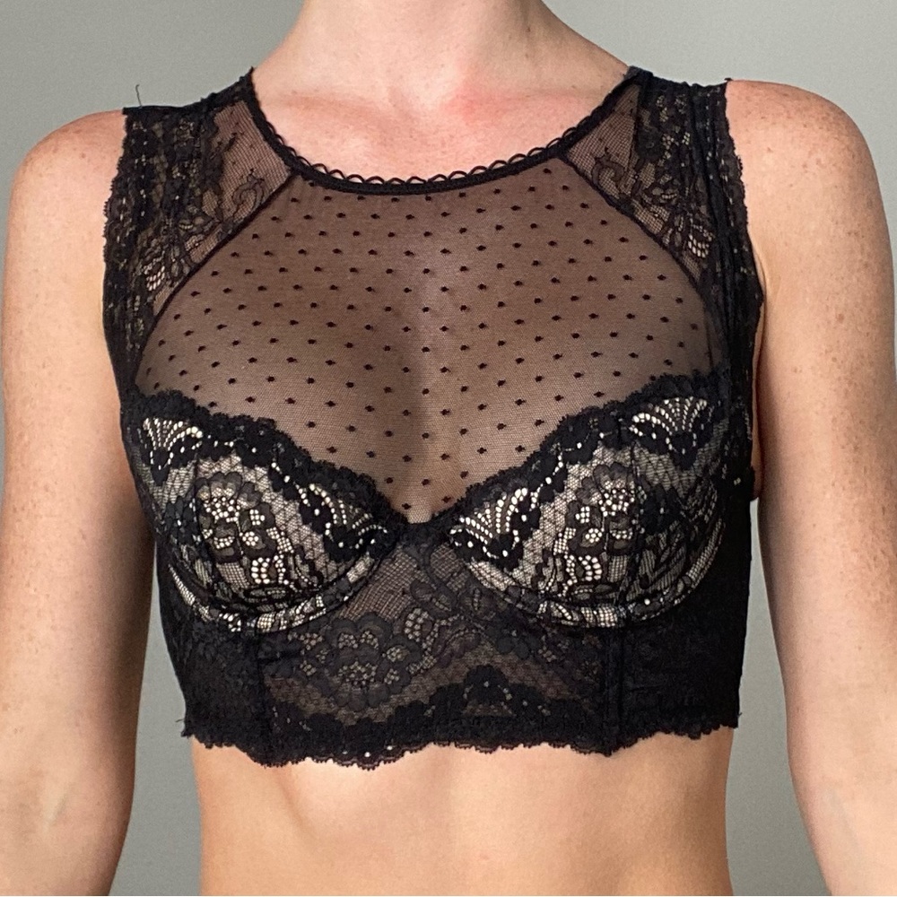 Lace Corset Bustier Bralette Top